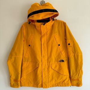 The North Face Yellow windbreaker korean release jacket